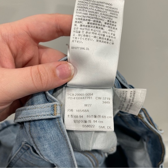 Levi’s Mid Length Jean Shorts Women’s 27 - Picture 3 of 10